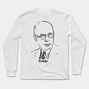 Sergei Prokofiev Russian Classical Music Composer Conductor Long Sleeve T-Shirt